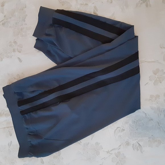 Gap Fit - tuxedo stripe jogger style pant  size M blue NEW - Picture 2 of 9